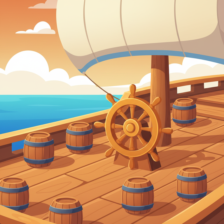 Deduzzle scene pirate